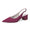 Women's Silk Satin With Closed Toe Ankle Strap Chunky Heel Evening Shoes