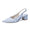 Women's Silk Satin With Closed Toe Ankle Strap Chunky Heel Evening Shoes