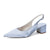 Women's Silk Satin With Closed Toe Ankle Strap Chunky Heel Evening Shoes