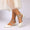 Women's Silk Satin With Closed Toe Ankle Strap Chunky Heel Evening Shoes With Rhinestone