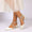 Women's Silk Satin With Closed Toe Ankle Strap Chunky Heel Evening Shoes With Rhinestone