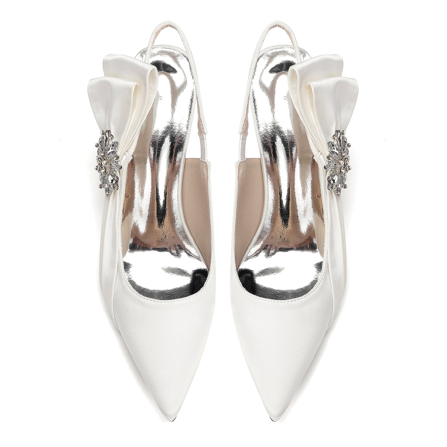 Women's Silk Satin With Closed Toe Ankle Strap Chunky Heel Evening Shoes With 3D Flower