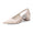 Women's Silk Satin With Closed Toe Ankle Strap Chunky Heel Evening Shoes With 3D Flower