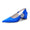 Women's Silk Satin With Closed Toe Ankle Strap Chunky Heel Evening Shoes With 3D Flower