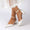 Women's Silk Satin With Closed Toe Ankle Strap Chunky Heel Evening Shoes With Rhinestone