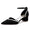 Women's  Silk Satin With Pearl Ankle Strap Closed Toe Chunky Heel Evening Shoes