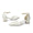 Women's Lace Silk Satin With Closed Toe Ankle Strap Chunky Heel Evening Shoes