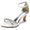 Women's Silk Satin With Ankle Strap Peep Toe Spool Heel Rhinestone Party Shoes