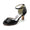 Women's Silk Satin With Ankle Strap Peep Toe Spool Heel Wedding Shoes