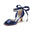 Women's Silk Satin With Ankle Strap Lace-up Rhinestone Peep Toe Spool Heel Wedding Shoes