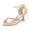 Women's Silk Satin With Ankle Strap Lace-up Pearl Peep Toe Stiletto Heel Party Shoes