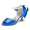 Women's Silk Satin With Ankle Strap Lace-up Pearl Peep Toe Spool Heel Party Shoes
