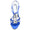 Women's Silk Satin With Rhinestone Ankle Strap Peep Toe Spool Heel Wedding Shoes