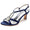 Women's Silk Satin With Rhinestone Ankle Strap Peep Toe Spool Heel Wedding Shoes