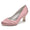 Women's Silk Satin With Closed Toe Spool Heel Party Shoes