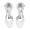 Women's Glitter With Ankle Strap Closed Toe Spool Heel Evening Shoes