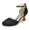 Women's Lace Silk Satin With Ankle Strap Lace Closed Toe Spool Heel Wedding Shoes