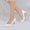 Women's Silk Satin Flower With Closed Toe Stiletto Heel Evening Shoes