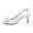 Women's Silk Satin With Flower Peep Toe Spool Heel Party Shoes