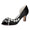 Women's Glitter With Ankle Strap Rhinestone Peep Toe Spool Heel Evening Shoes