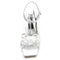 Women's Silk Satin With Ankle Strap Peep Toe Stiletto Heel Rhinestone Evening Shoes