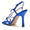 Women's Silk Satin With Ankle Strap Rhinestone Peep Toe Stiletto Heel Wedding Shoes