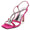Women's Silk Satin With Ankle Strap Rhinestone Peep Toe Stiletto Heel Wedding Shoes