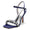 Women's Silk Satin With Rhinestone Peep Toe Ankle Strap Stiletto Heel Evening Shoes