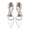 Women's Silk Satin With Ankle Strap Rhinestone Closed Toe Stiletto Heel Wedding Shoes