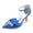 Women's Ankle Strap Silk Satin With Rhinestone Closed Toe Stiletto Heel Evening Shoes