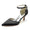 Women's Silk Satin With Ankle Strap Closed Toe Stiletto Heel Wedding Shoes