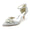 Women's Glitter With Ankle Strap Rhinestone Closed Toe Stiletto Heel Evening Shoes