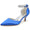 Women's Silk Satin With Ankle Strap Pearl Tassel Closed Toe Stiletto Heel Party Shoes
