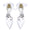 Women's Silk Satin With Lace-up Pearl Closed Toe Ankle Strap Stiletto Heel Wedding Shoes