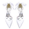 Women's Silk Satin With Lace-up Pearl Closed Toe Ankle Strap Stiletto Heel Wedding Shoes
