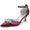 Women's Silk Satin With Closed Toe Ankle Strap Stiletto Heel Wedding Shoes