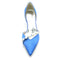 Women's Silk Satin With Pearl Closed Toe Stiletto Heel Wedding Shoes