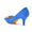 Women's Silk Satin With Rhinestone Closed Toe Stiletto Heel Evening Shoes