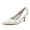 Women's Silk Satin With Flower Closed Toe Stiletto Heel Party Shoes