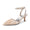 Women's Lace Silk Satin With Closed Toe Ankle Strap Stiletto Heel Evening Shoes