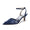 Women's Lace Silk Satin With Closed Toe Ankle Strap Stiletto Heel Evening Shoes