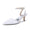 Women's Lace Silk Satin With Closed Toe Ankle Strap Stiletto Heel Evening Shoes