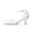 Women's Lace Silk Satin With Ankle Strap Closed Toe Stiletto Heel Evening Shoes