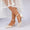 Women's Lace Silk Satin With Ankle Strap Closed Toe Stiletto Heel Evening Shoes