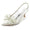 Women's Silk Satin With Bowknot Closed Toe Stiletto Heel Party Shoes