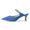 Women's Silk Satin Rhinestone Closed Toe Stiletto Heel Party Shoes