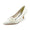 Women's Flower Closed Toe Silk Satin With Stiletto Heel Wedding Shoes