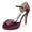 Women's Silk Satin With Ankle Strap Peep Toe Stiletto Heel Wedding Shoes