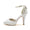 Women's Glitter With Ankle Strap Rhinestone Peep Toe Stiletto Heel Evening Shoes