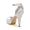Women's Glitter With Ankle Strap Rhinestone Peep Toe Stiletto Heel Evening Shoes